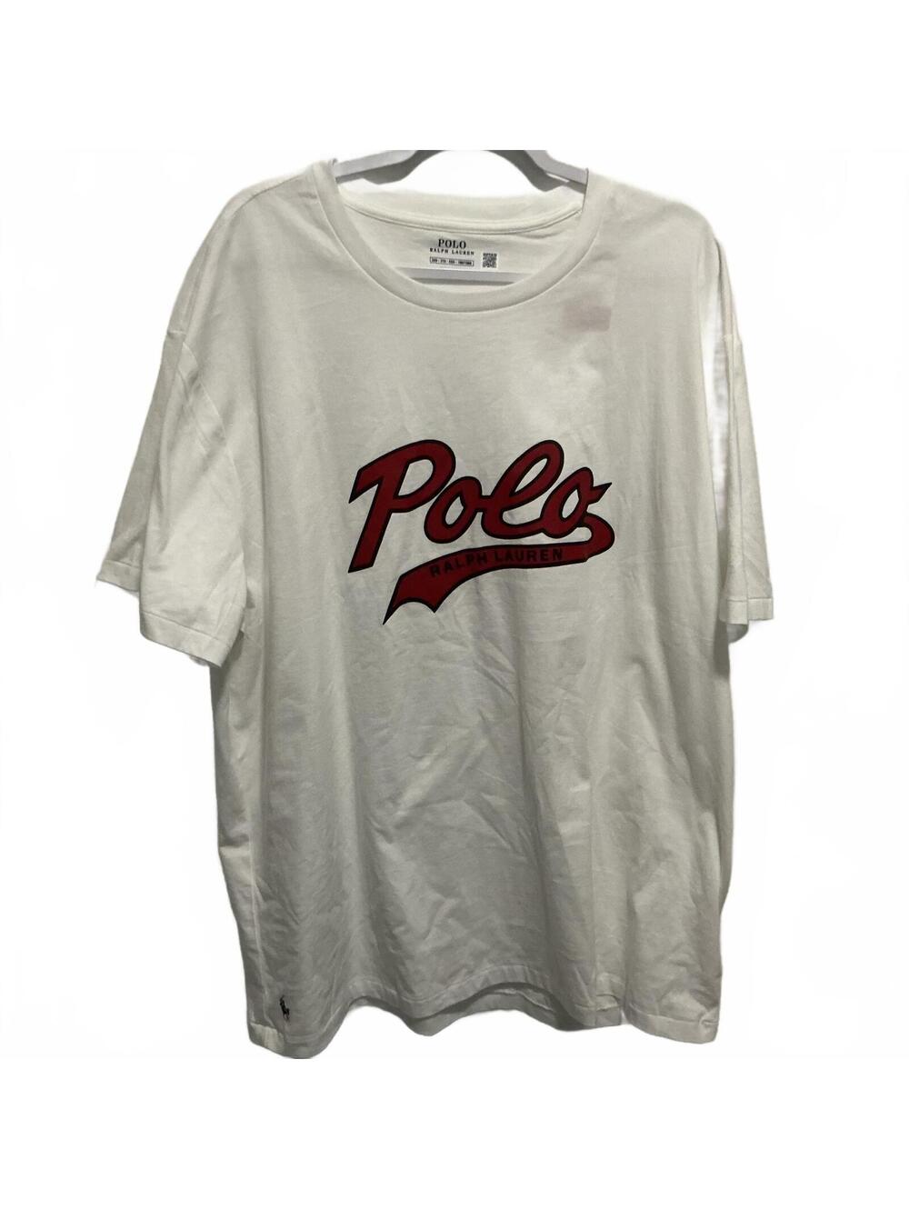 Polo Ralph Lauren White Graphic Logo T-Shirt BIG & TALL 4XB
